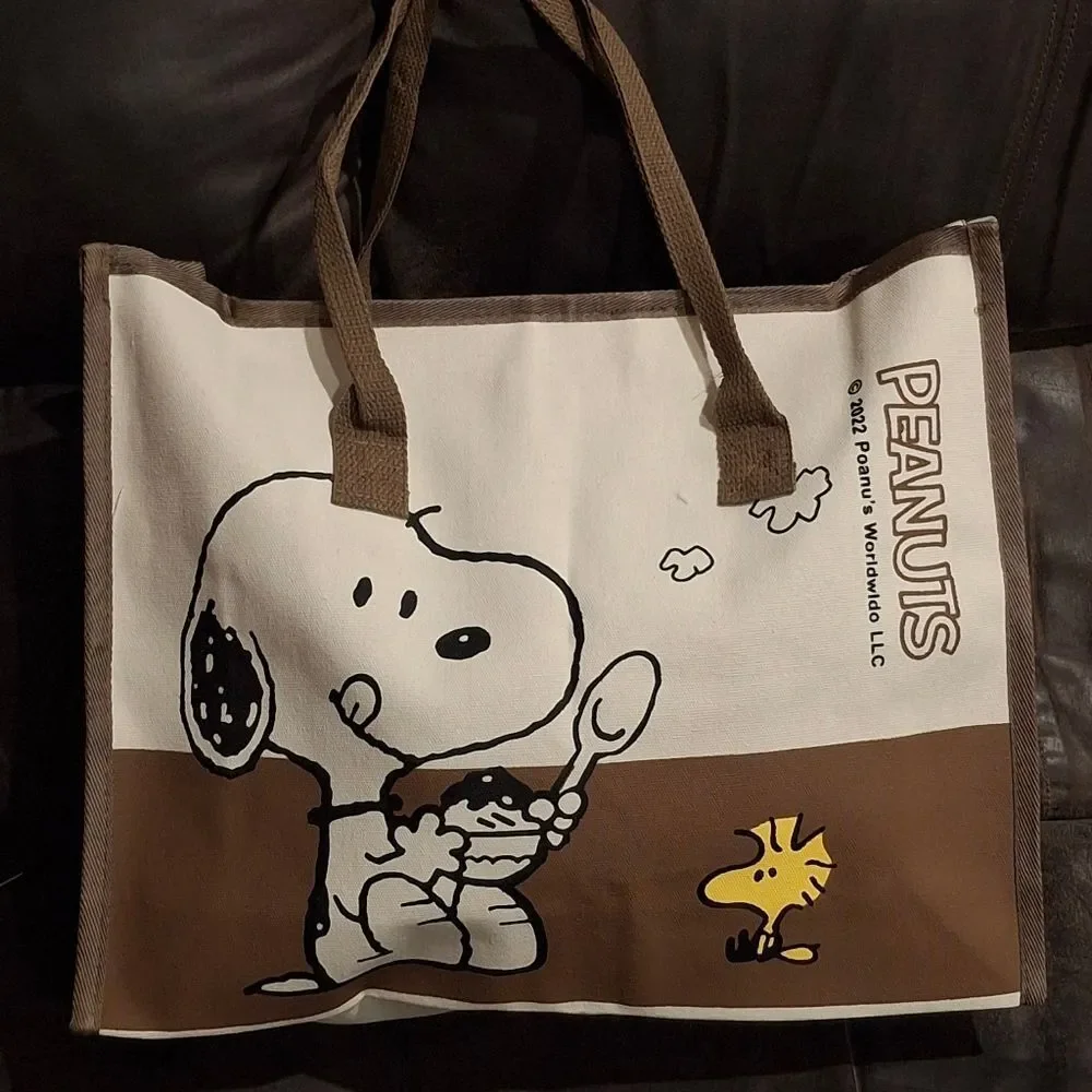Snoopy Canvas Tote Bag - Picture 2 of 4